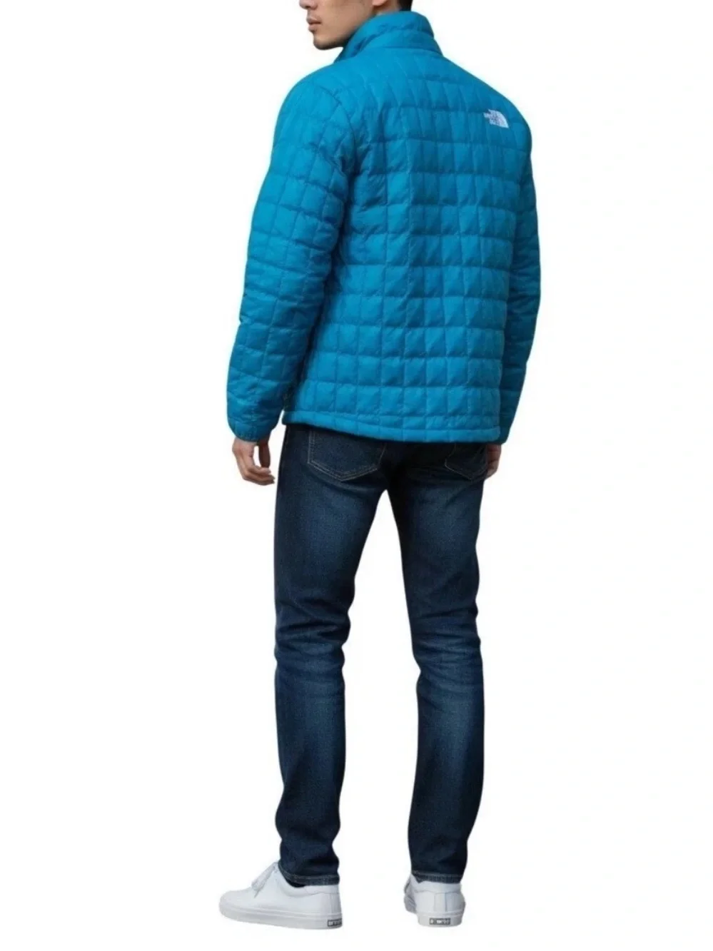 The North Face Bright Blue Quilted Thermoball Jacket